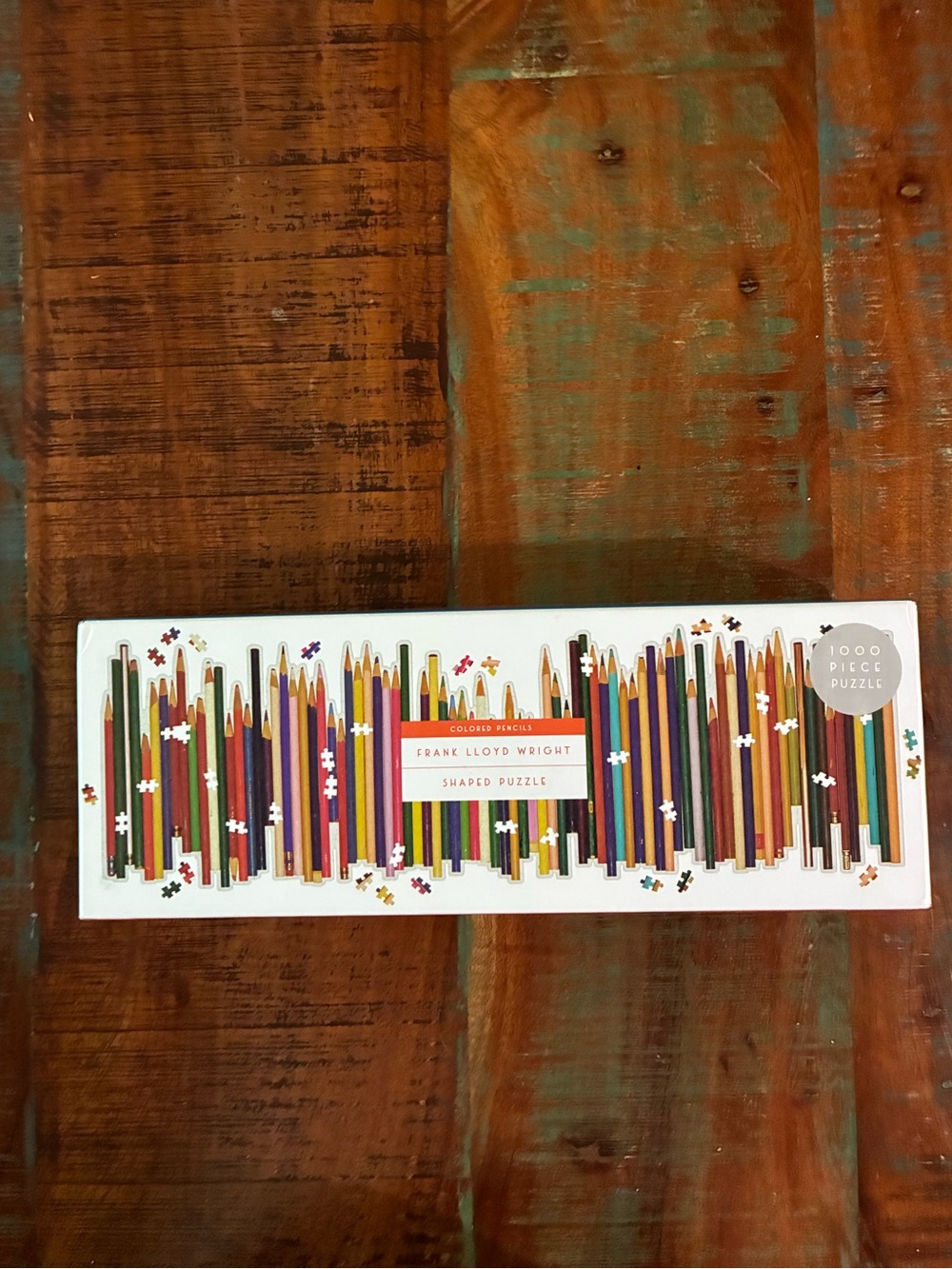 Frank Lloyd Wright Multicolor Colored Pencils Artwork Puzzle